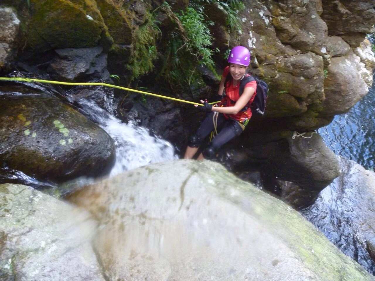 Kim Yu, Abseiling and canyoning in Hong Kong