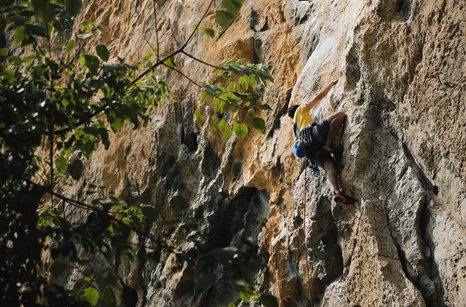 Max Climbing in Yangshuo, Guangxi