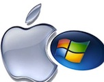 Eat the Apple, apple logo eating windows logo