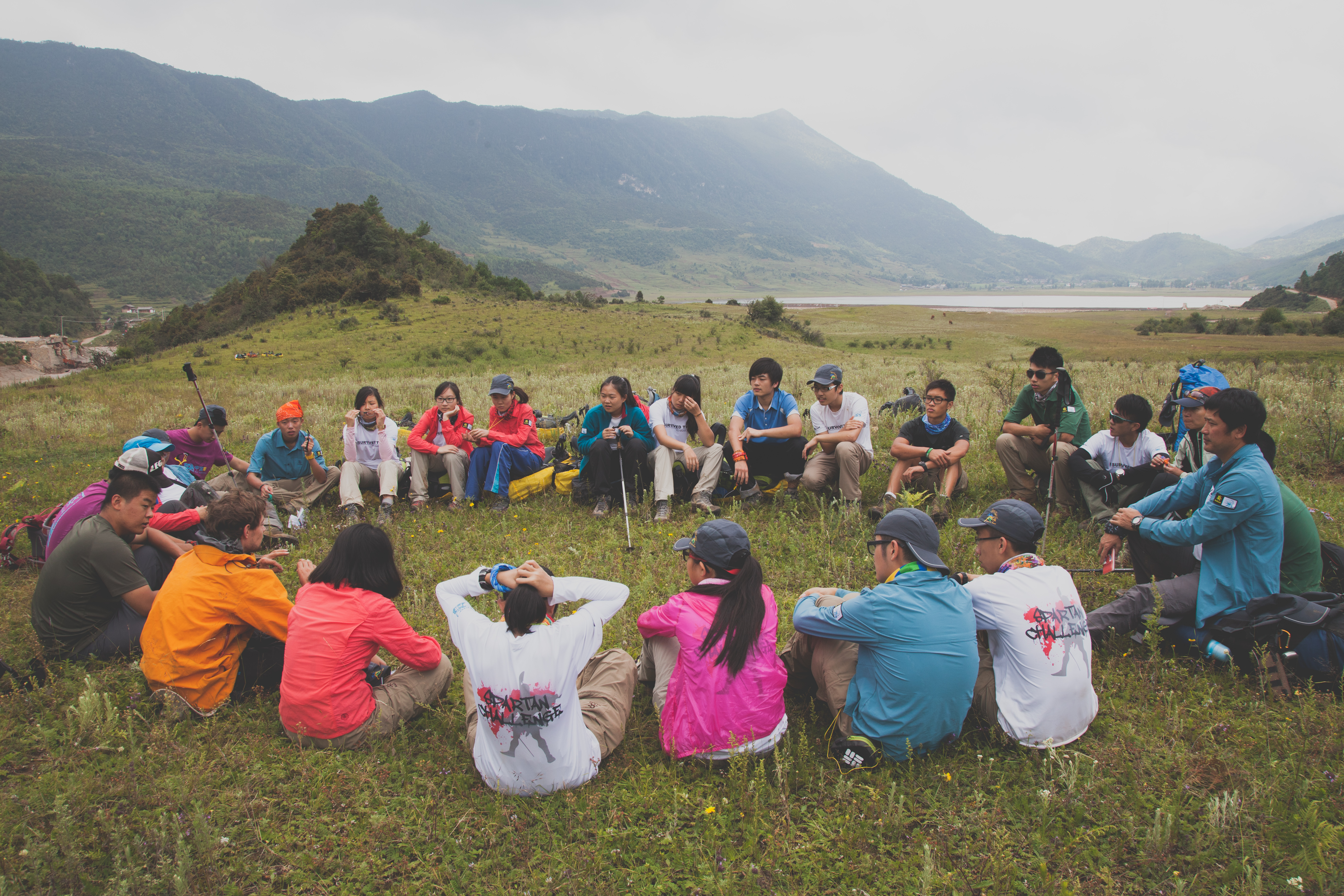 Group review, trekking, Yunnan, China