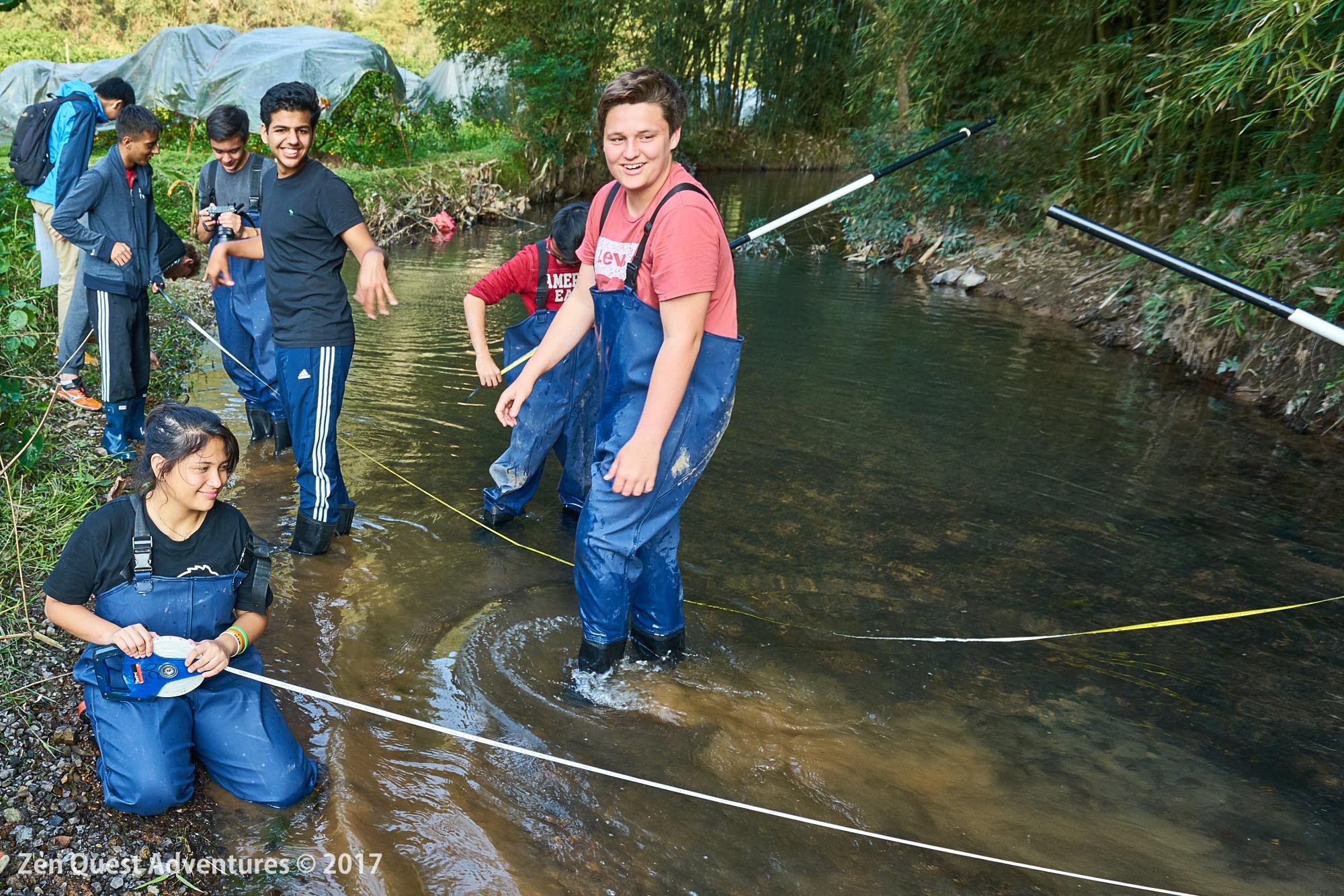 River Studies, KGV, 17, field work, Yangshuo