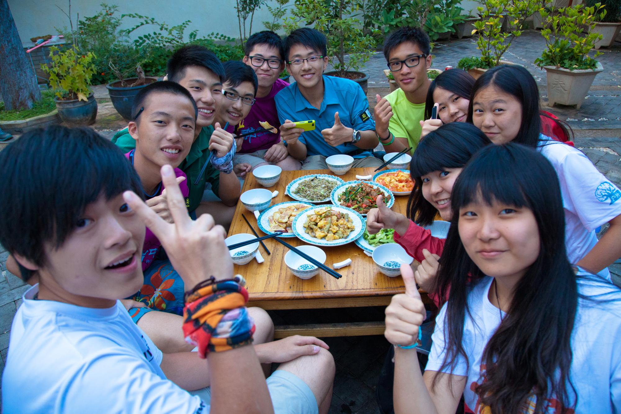 Local cooking in Yangshuo