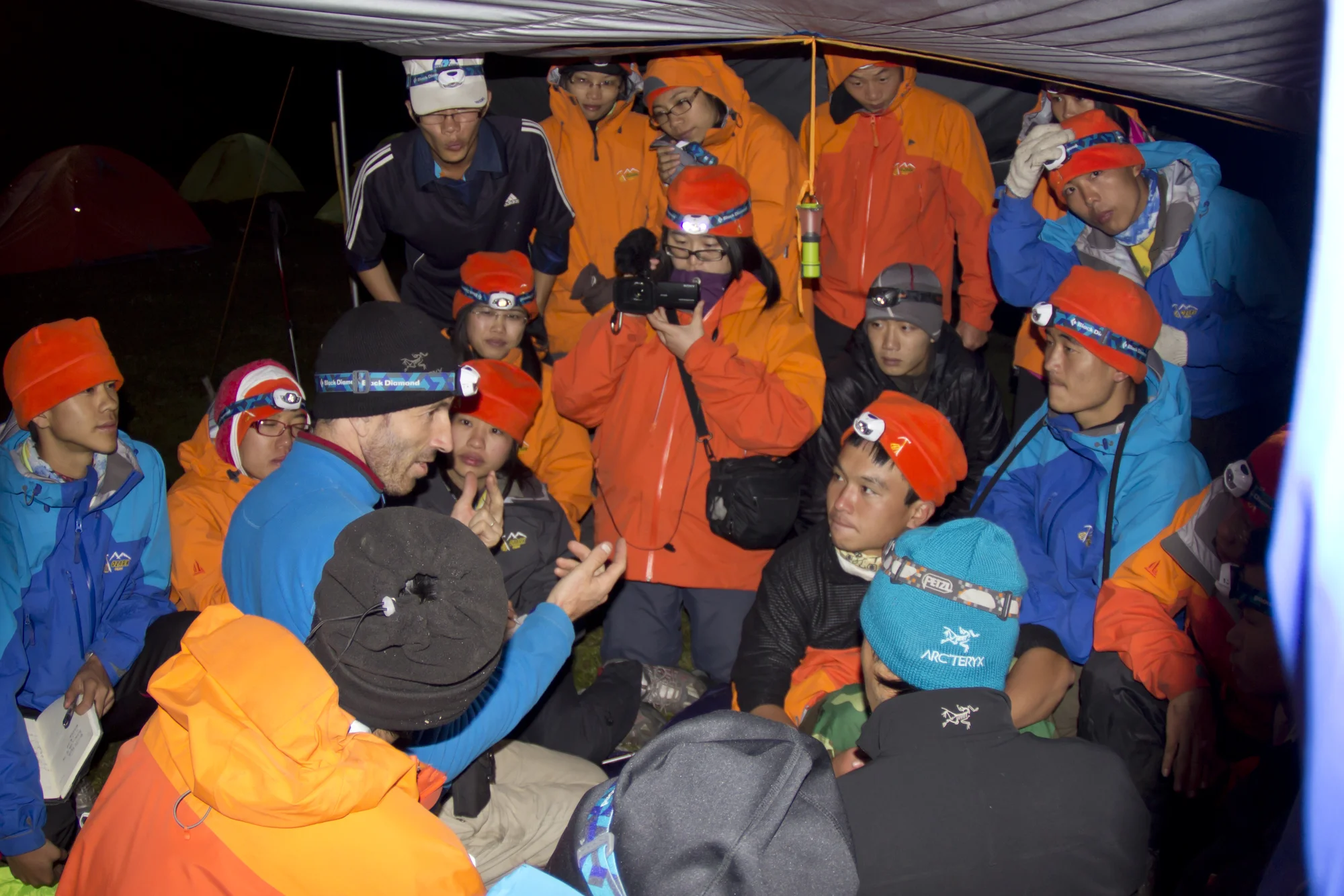 night time search and rescue training, Shangrila, Niru, 4000m