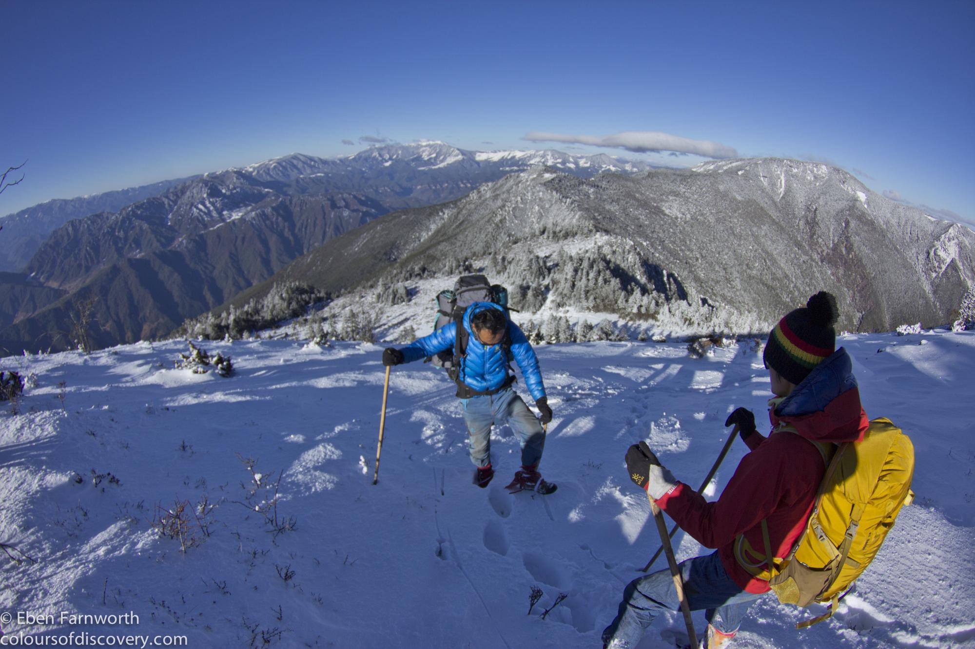 Trekking, Shigu, 3000m, winter, Yunnan, China